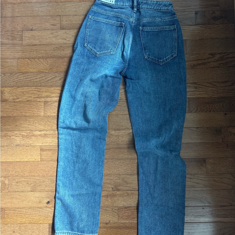 PacSun Ripped Blue Mom Jeans NWT - Picture 3 of 8